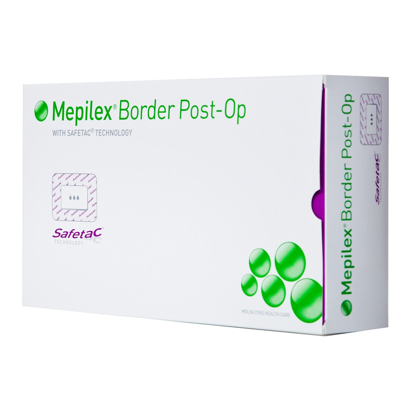 Mepilex® Border Post-Op Adhesive with Border Foam Dressing, 4 x 10 Inch 496455