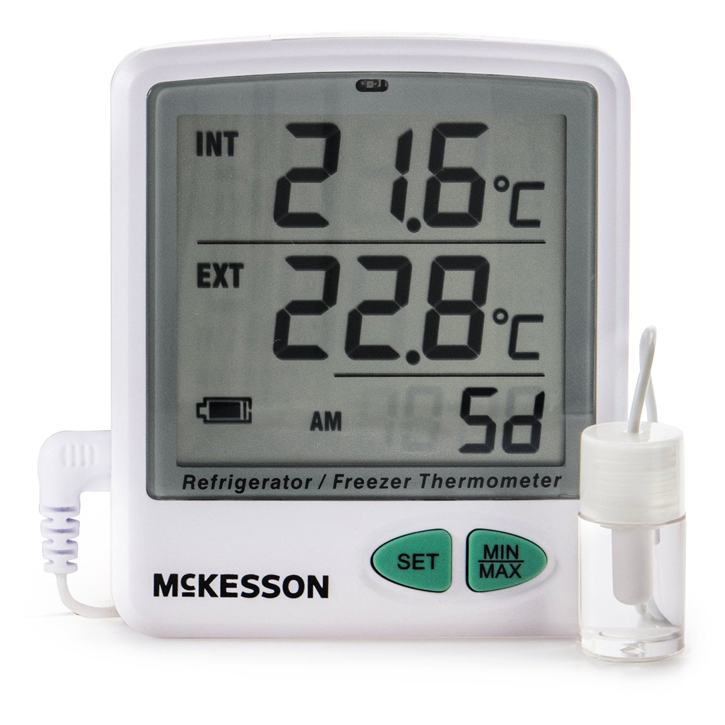McKesson Datalogging Refrigerator/Freezer Thermometer, -58° to +158° F MCK80021P