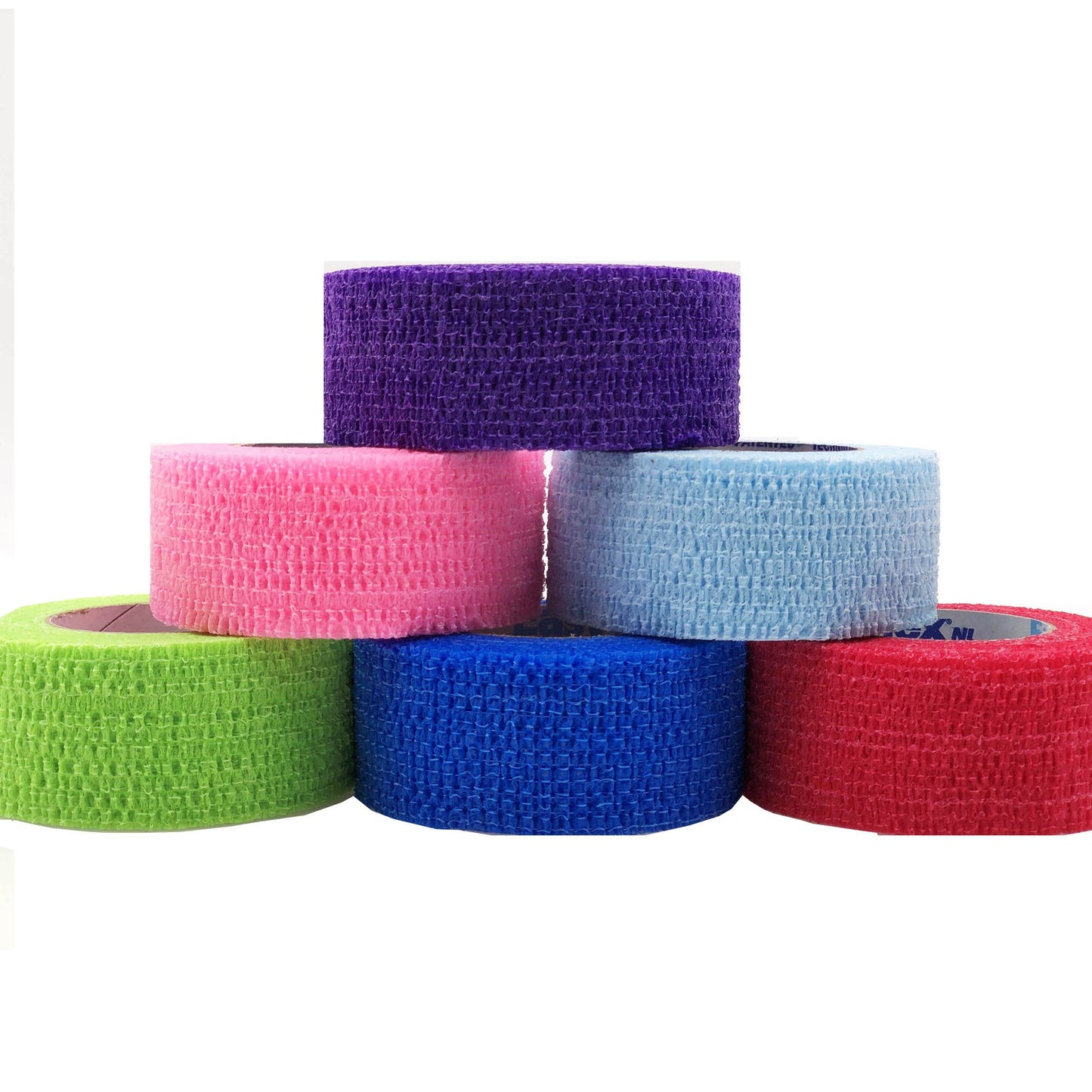 Cohesive Bandage CoFlex® NL 1 Inch X 5 Yard Self-Adherent Closure Neon Pink / Blue / Purple / Light Blue / Neon Green / Red NonSterile 12 lbs. Tensile
