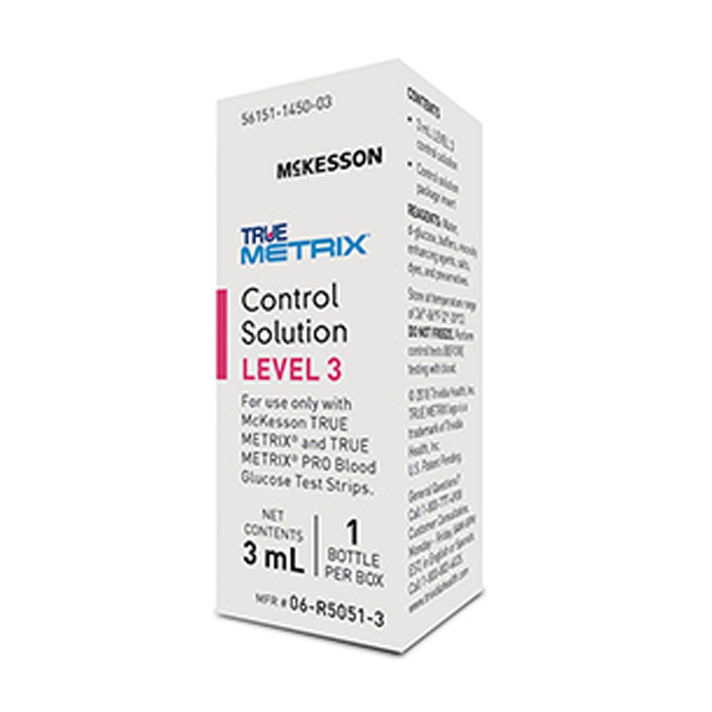 McKesson TRUE METRIX® Glucose Control Solution, 3 mL 06-R5051-3