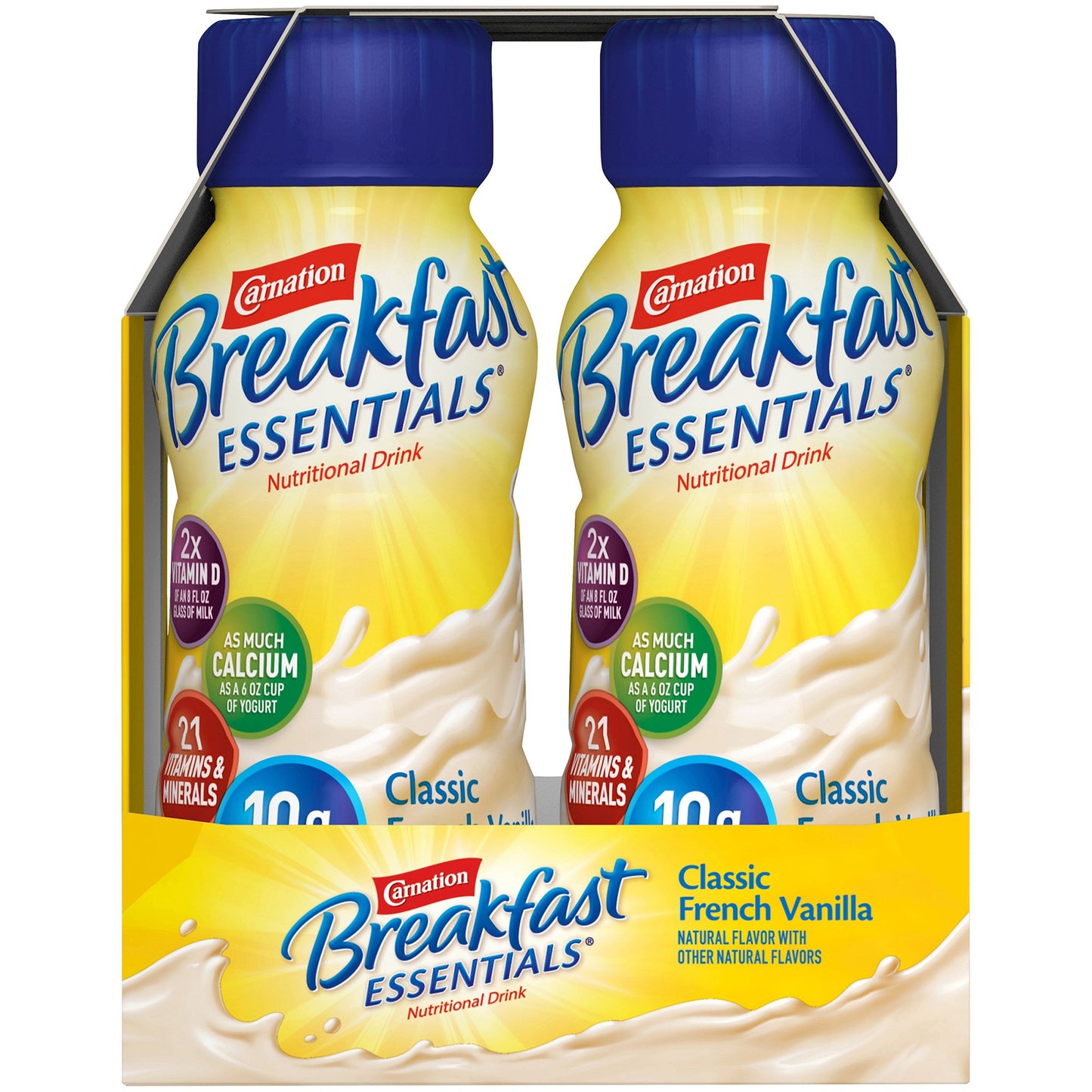 Carnation Breakfast Essentials® Vanilla Nutritional Drink, 8-ounce bottle 12230501