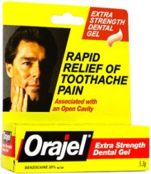 Del Pharmaceutical Orajel Benzocaine Oral Pain Relief 10310032945, 1 Each