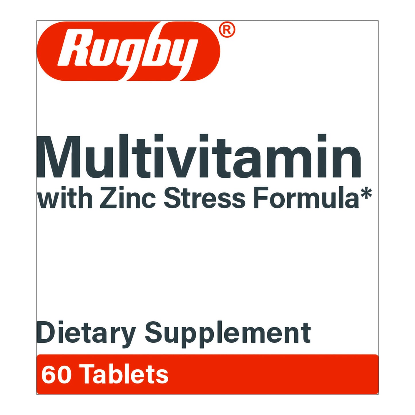 Rugby® Multivitamin with Zinc Stress Formula 80681011200