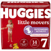 Unisex Baby Diaper Huggies® Little Movers Size 7 Disposable Moderate Absorbency 53851