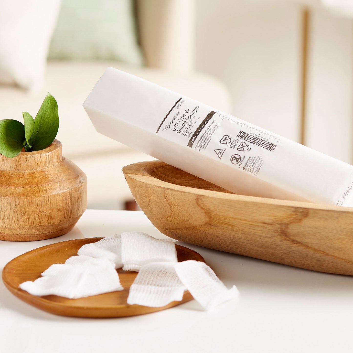 Curity™ USP Type VII Gauze Sponge, 2 x 2 Inch, 12-Ply 2252