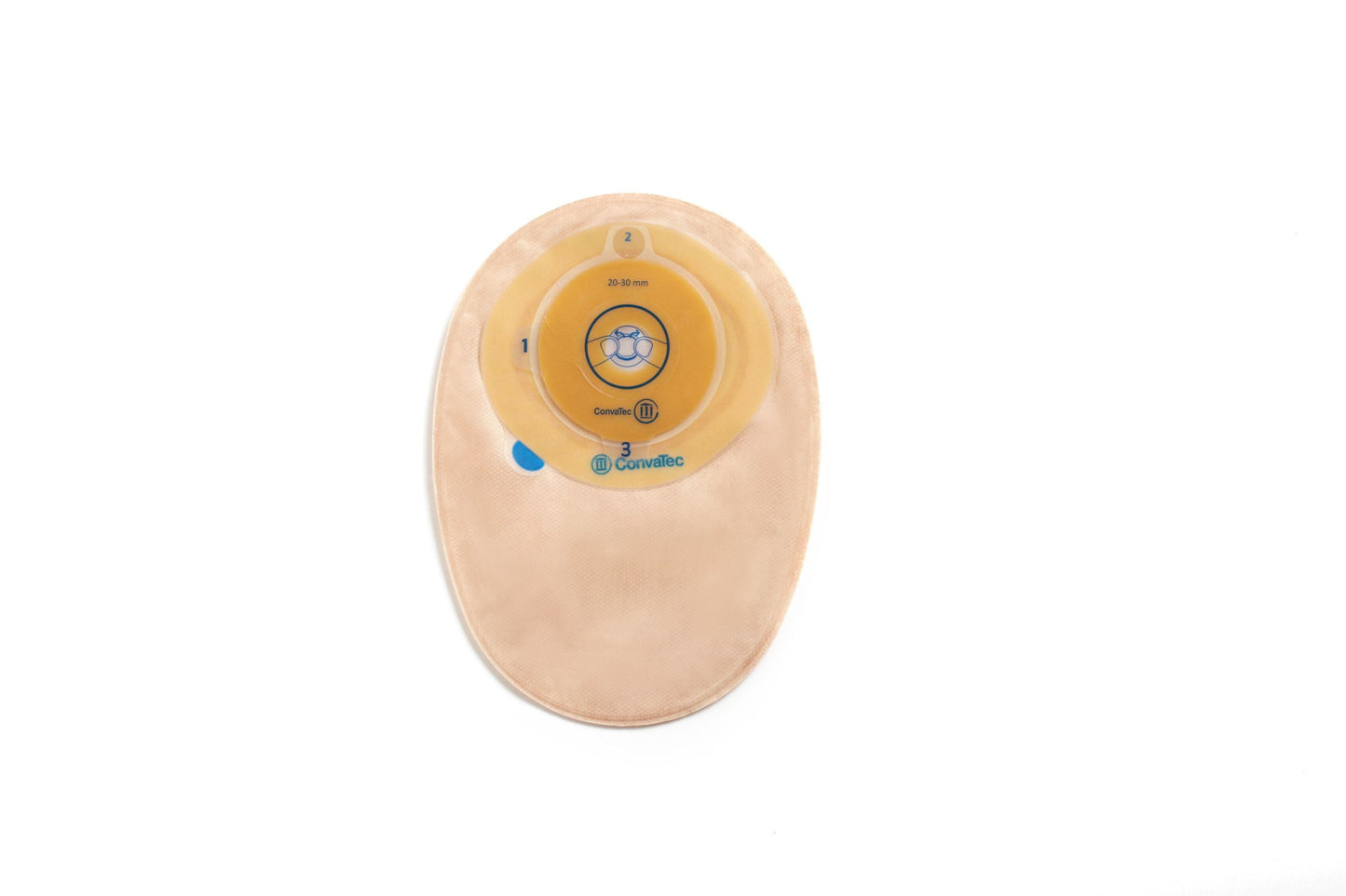Ostomy Pouch Esteem®+ One-Piece System 8 Inch Length 1-3/16 to 1-9/16 Inch Stoma Closed End - 413510