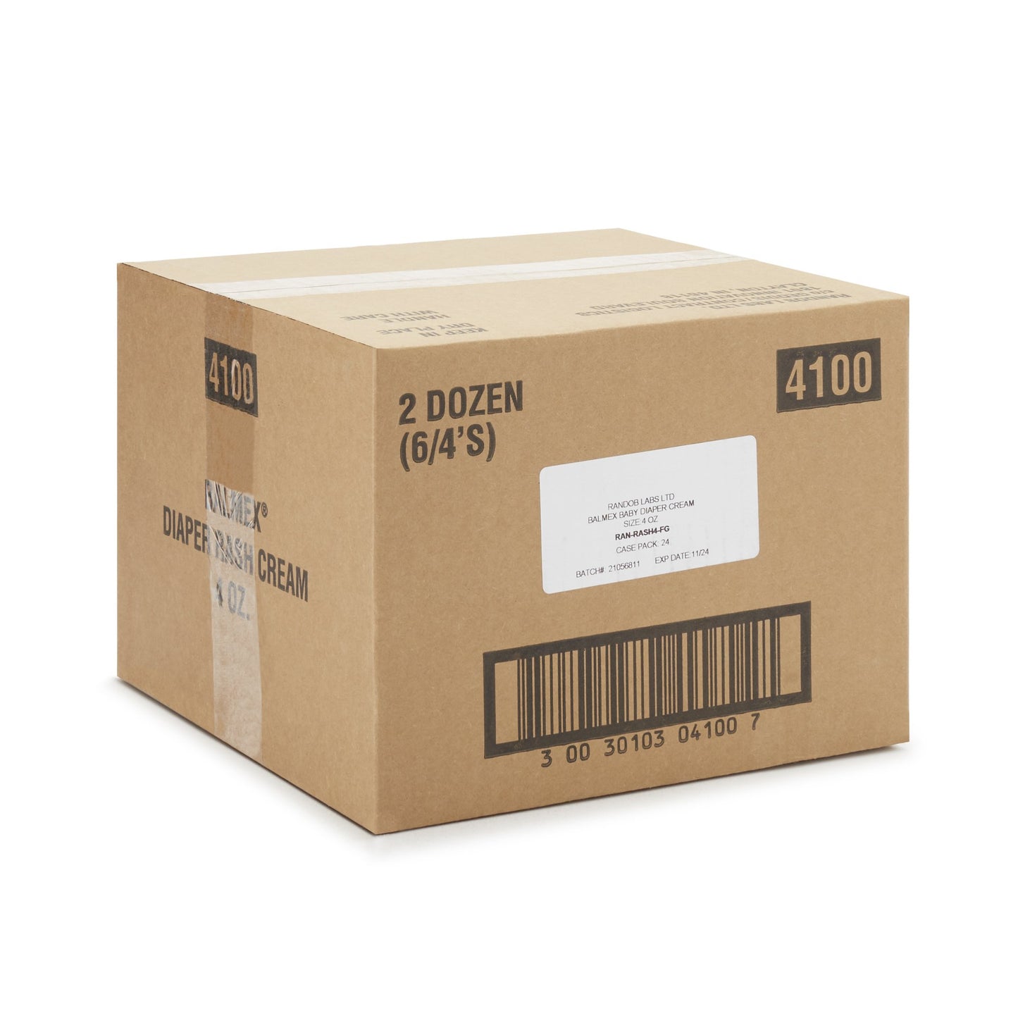 Balmex® Zinc Oxide Complete Diaper Rash Cream, 4-ounce tube 4100