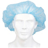 McKesson Disposable Bouffant Surgical Caps, Blue, Elastic Closure, X-Large, 24" 40181100