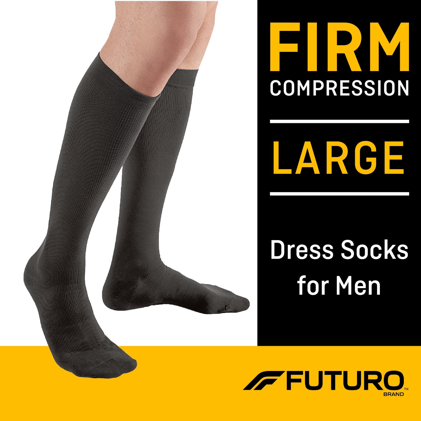 3M™ Futuro™ Compression Socks, Calf High, Black 71036BLEN
