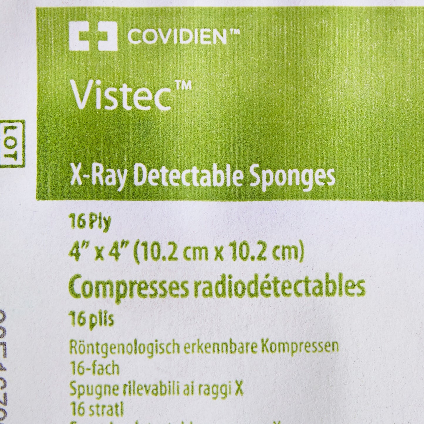 Visitec™ Sterile USP Type VII X-Ray Detectable Gauze Sponge, 4 x 4 Inch, 16-Ply 7317--
