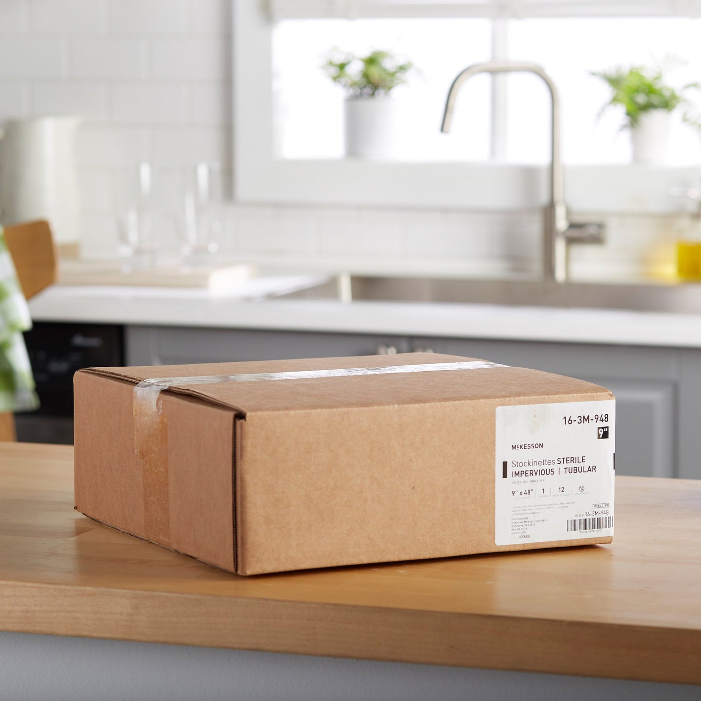 McKesson Impervious Surgical Stockinette, 9 x 48 Inch 16-3M-948