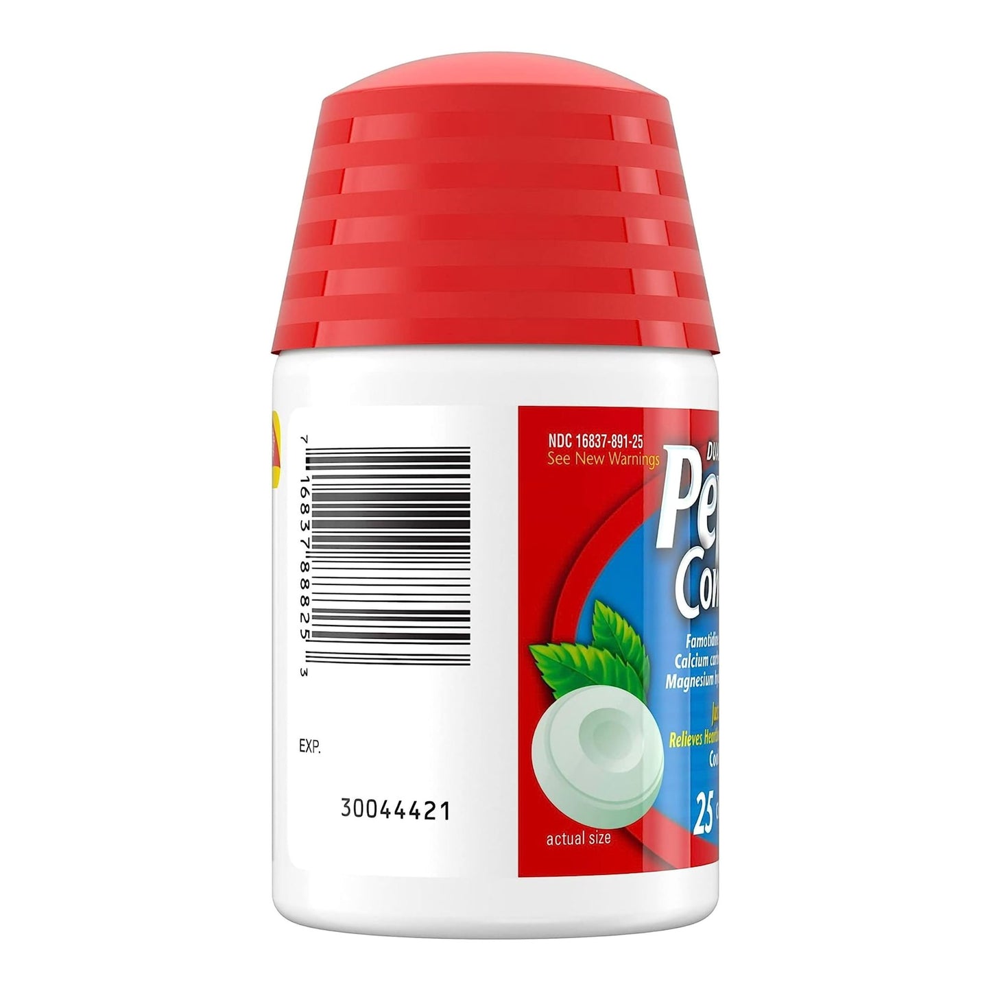 Antacid Pepcid® Complete 800 mg - 165 mg - 10 mg Strength Chewable Tablet 25 per Bottle - 16837088825