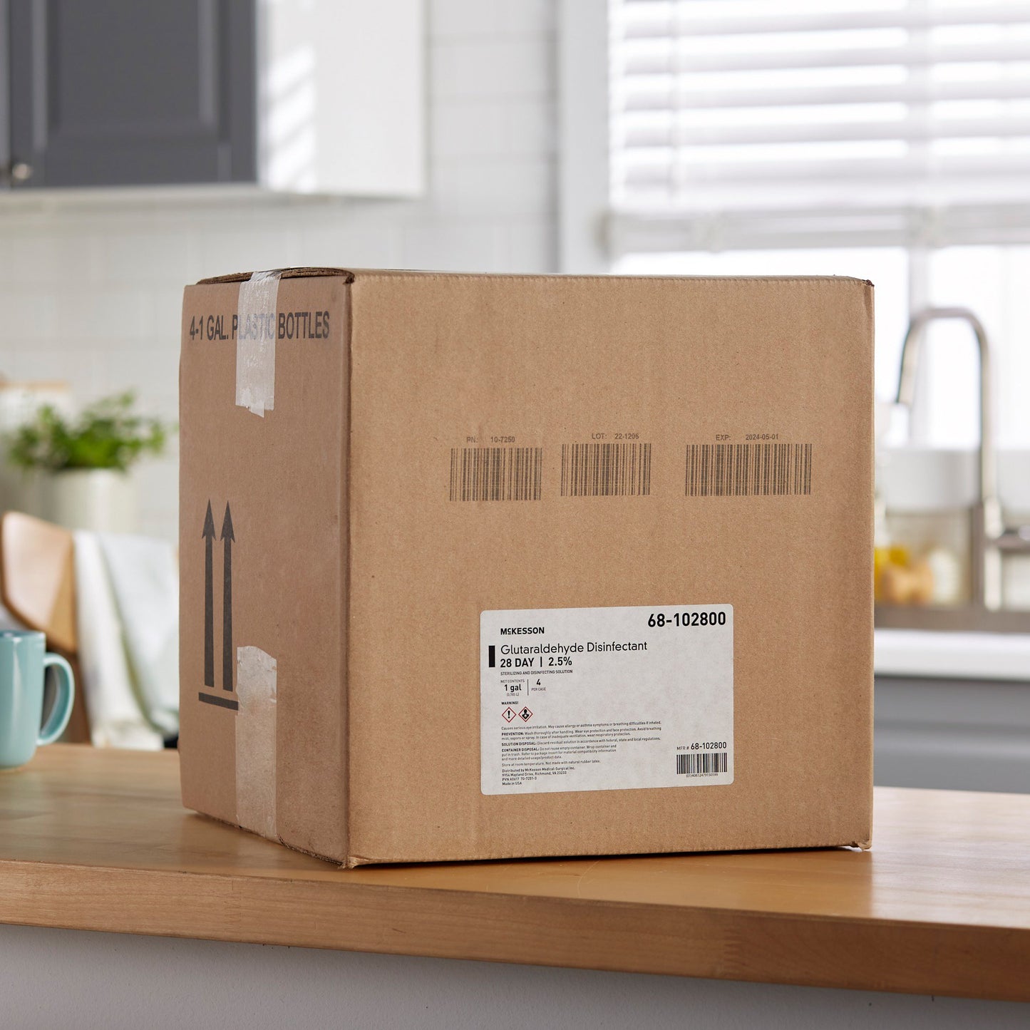 McKesson Glutaraldehyde High Level Disinfectant, 1 gal Jug 68-102800