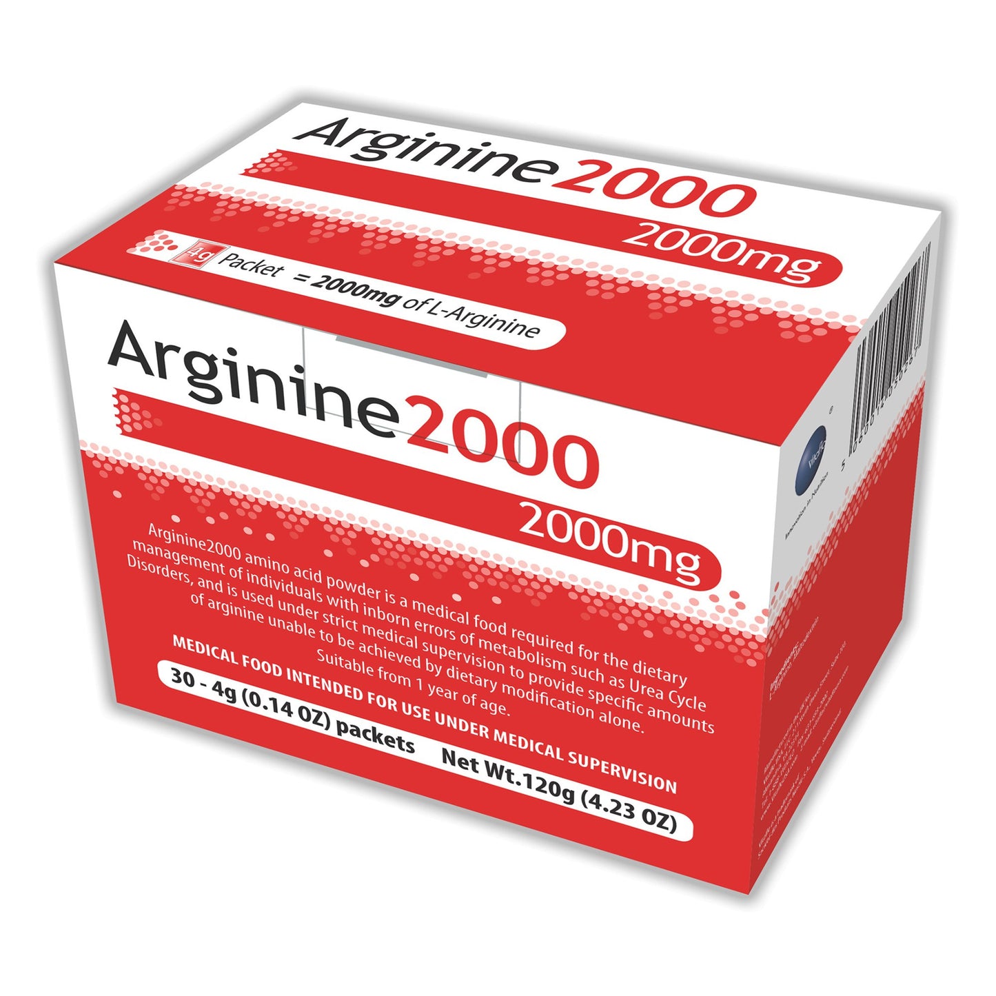 Arginine2000 Medical Food for Dietary Management of Inborn Errors of Metabolism 812539020837