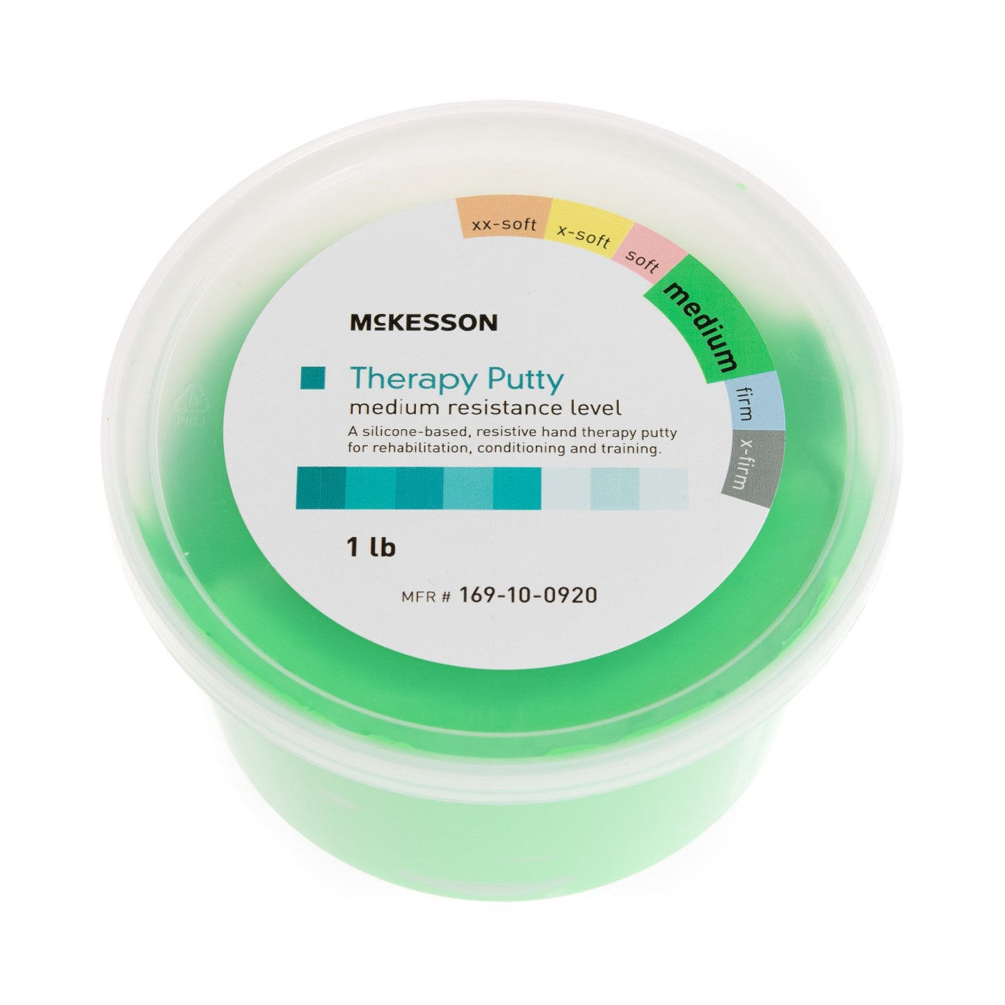 McKesson Brand McKesson Therapy Putty, Medium, 1 lb 169-10-0920, 1 Each