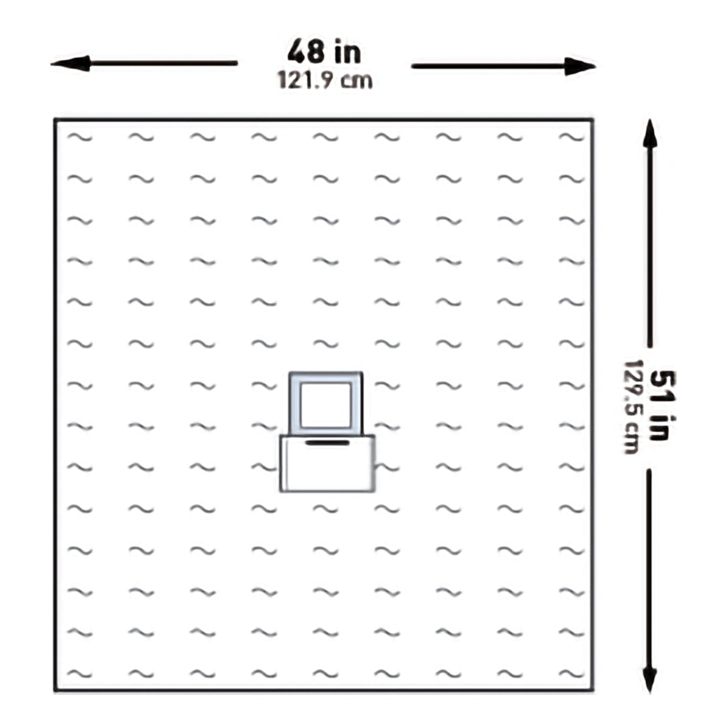 McKesson Sterile Surgical Ophthalmic Drape, 48 x 51 Inch 183-I80-08129-S