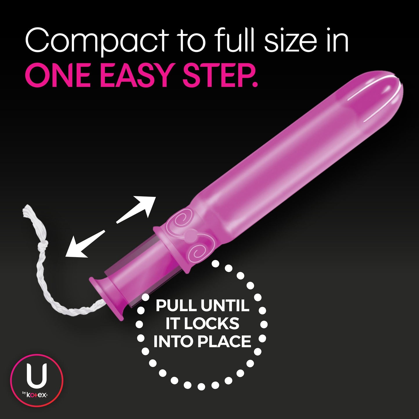 U By Kotex® Click® Compact Tampon 51581