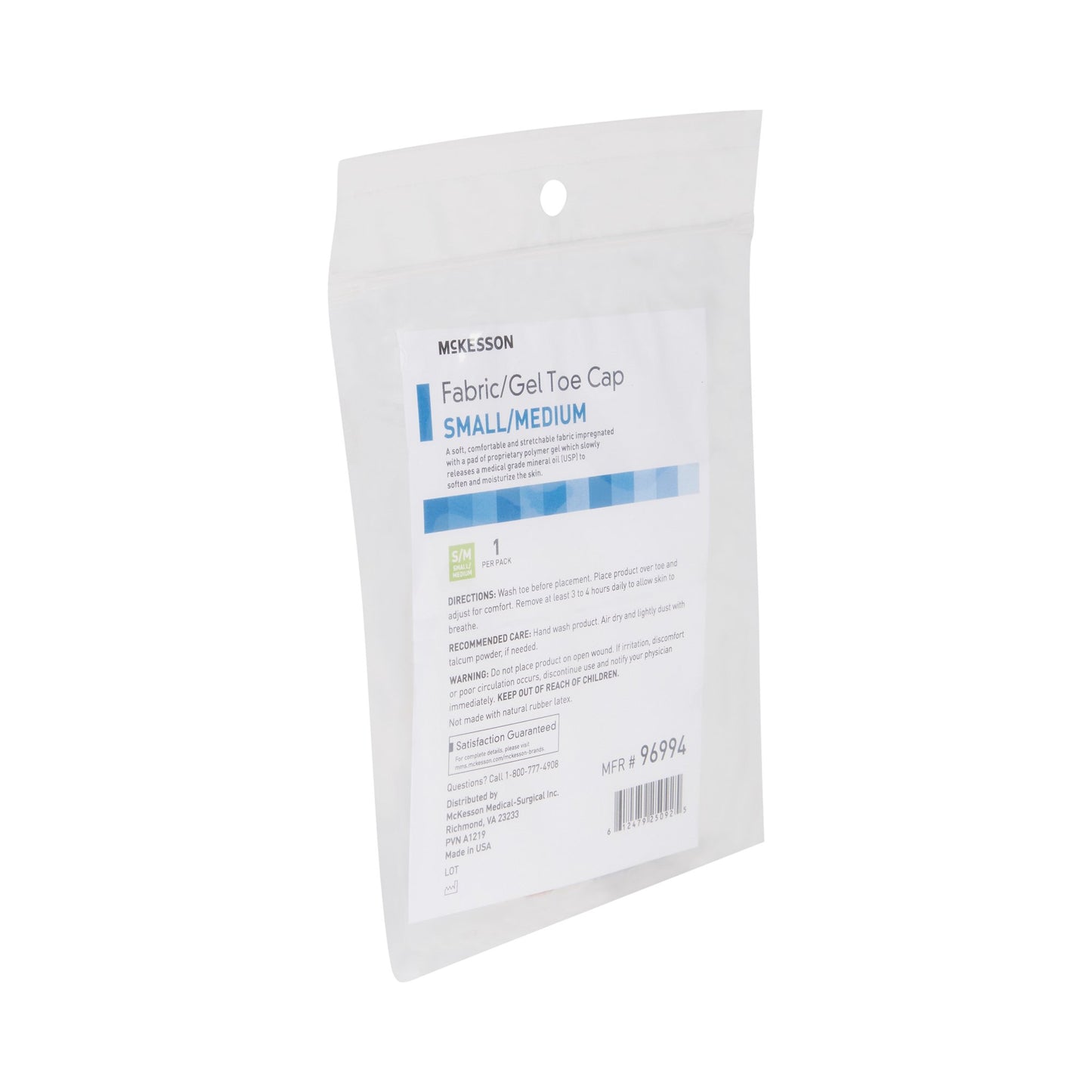 McKesson Toe Cap, Small / Medium 96994