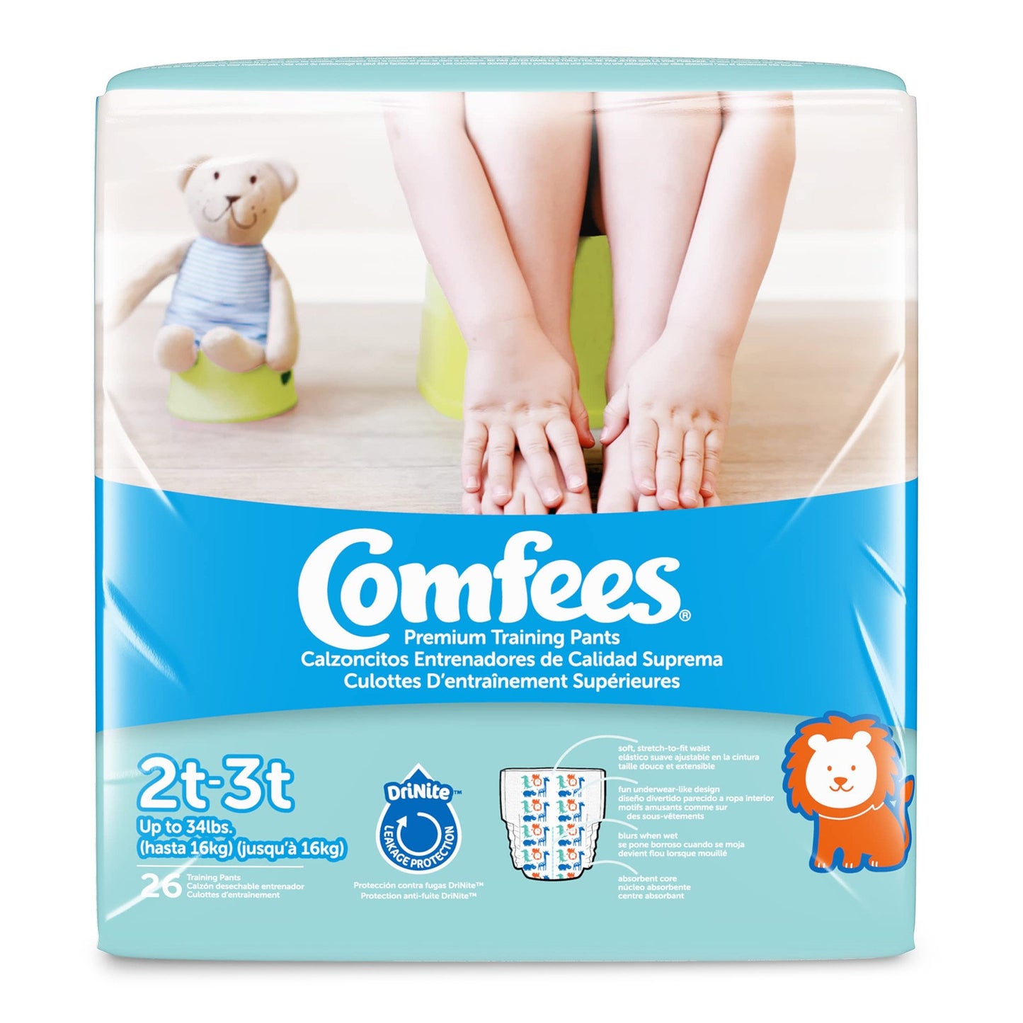 Attends Comfees® Training Pants, 12-Hour Protection, Male Toddler CMF-B2