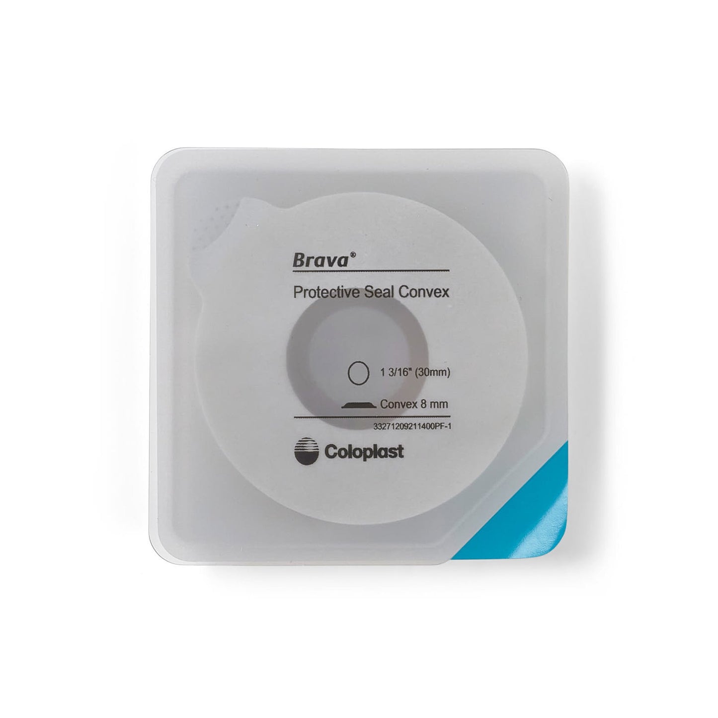 Ostomy Seal Brava® Convex, Starter Hole 1-3/16 Inch (30mm) - 12092