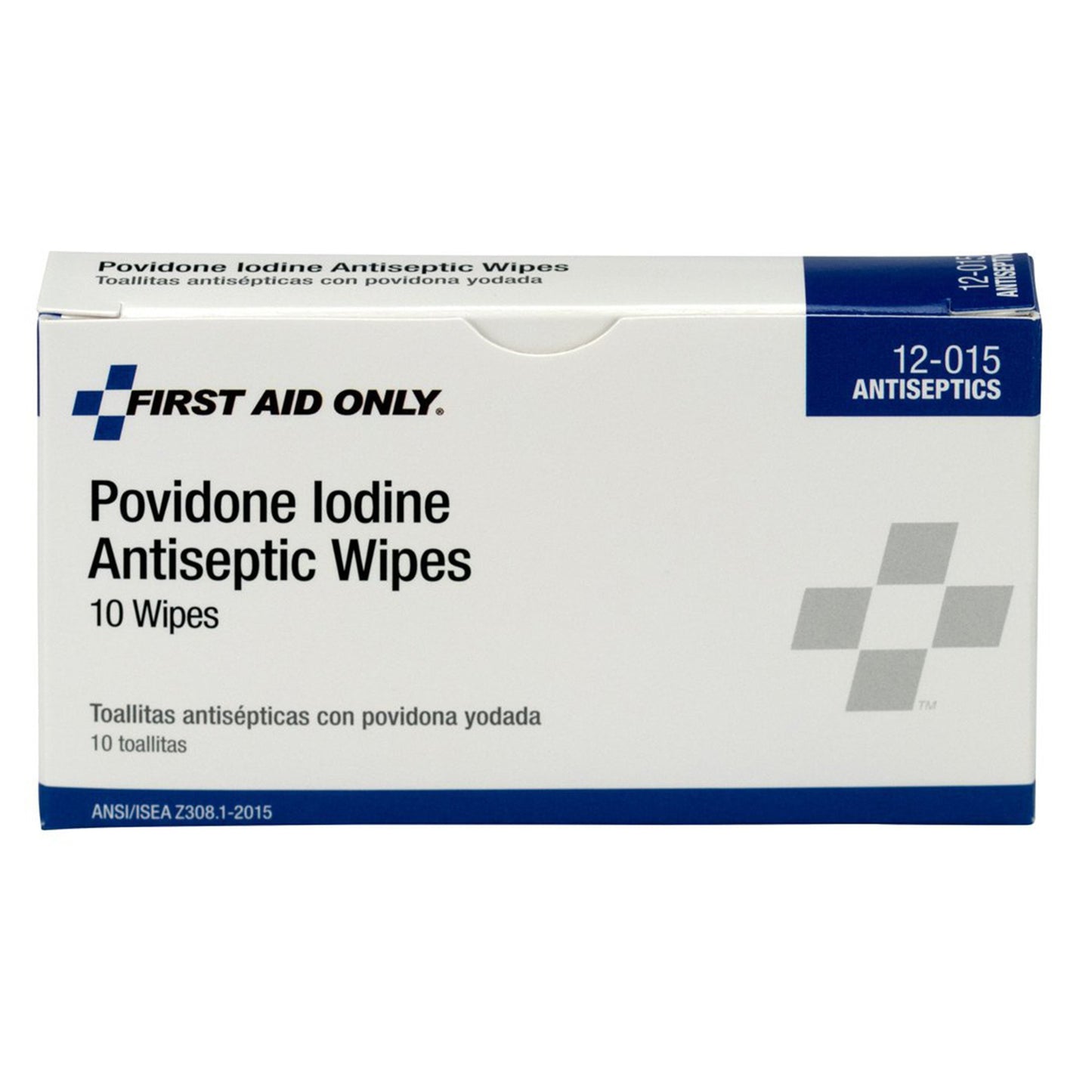 First Aid Only Povidone Iodine Antiseptic Wipes 12-015-004