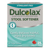 Stool Softener Dulcolax® Gelcap 25 per Box 100 mg Strength Docusate Sodium - 68142102202