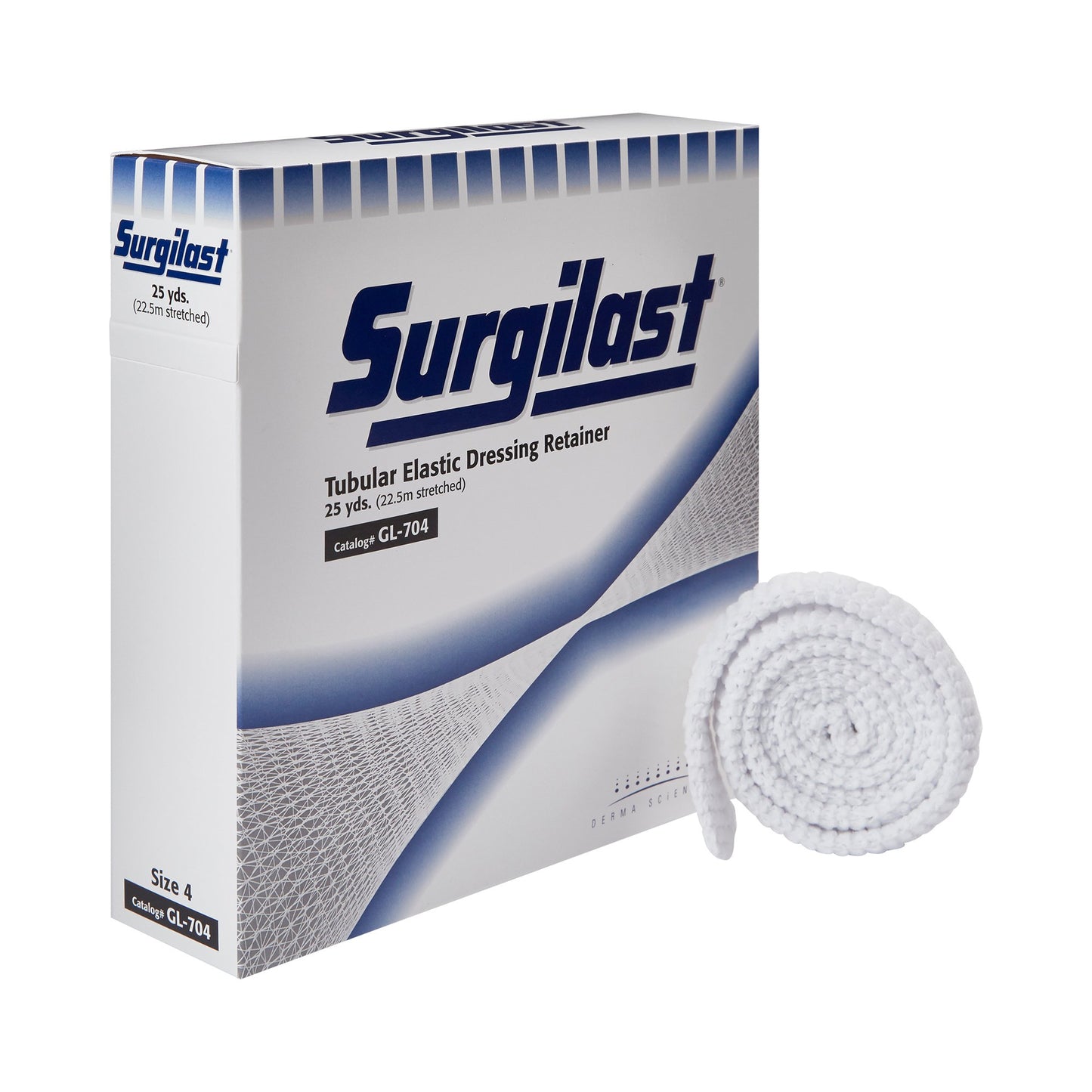 Gentell Surgilast Elastic Net Retainer Dressing, Size 4, 25 Yard GL704, RL