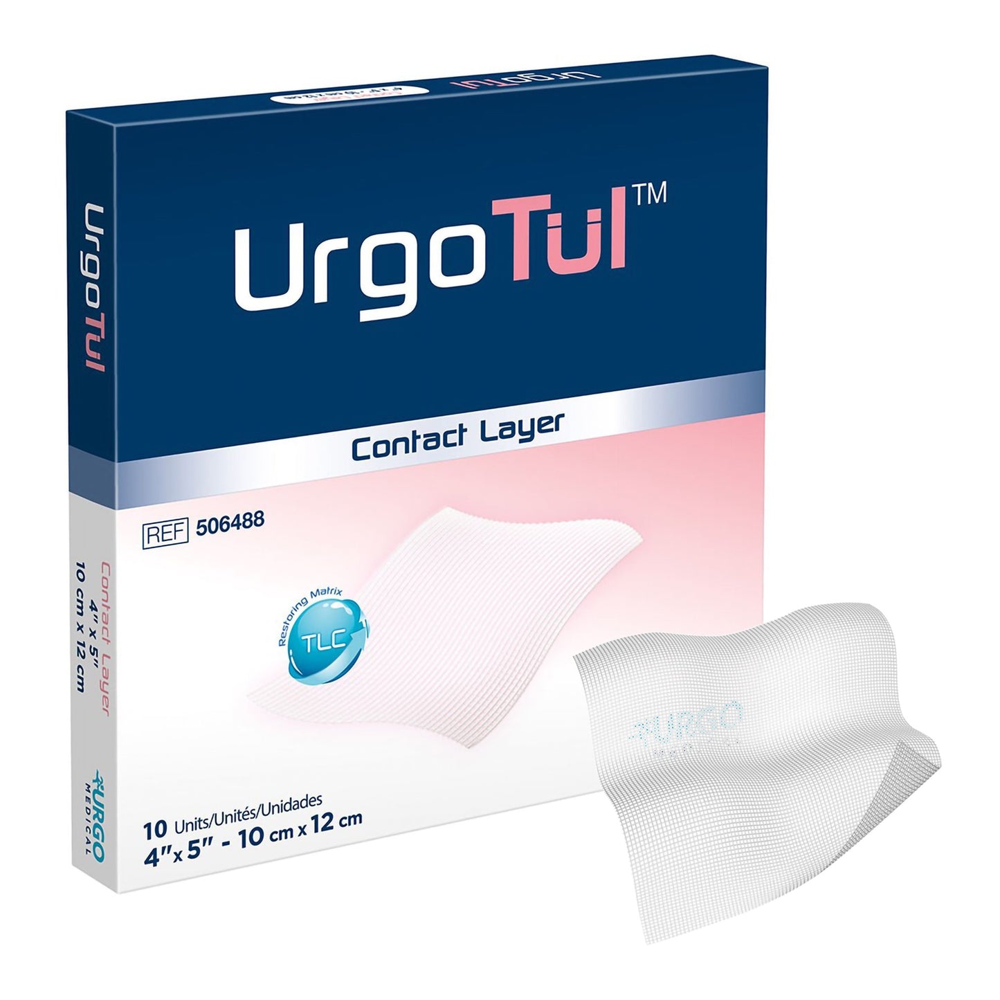 Impregnated Contact Layer Dressing UrgoTul™ 4 X 5 Inch Sterile - 506488