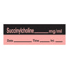 Timemed Drug Label, Succinylcholine mg/mL Date_Time_Int AN-20