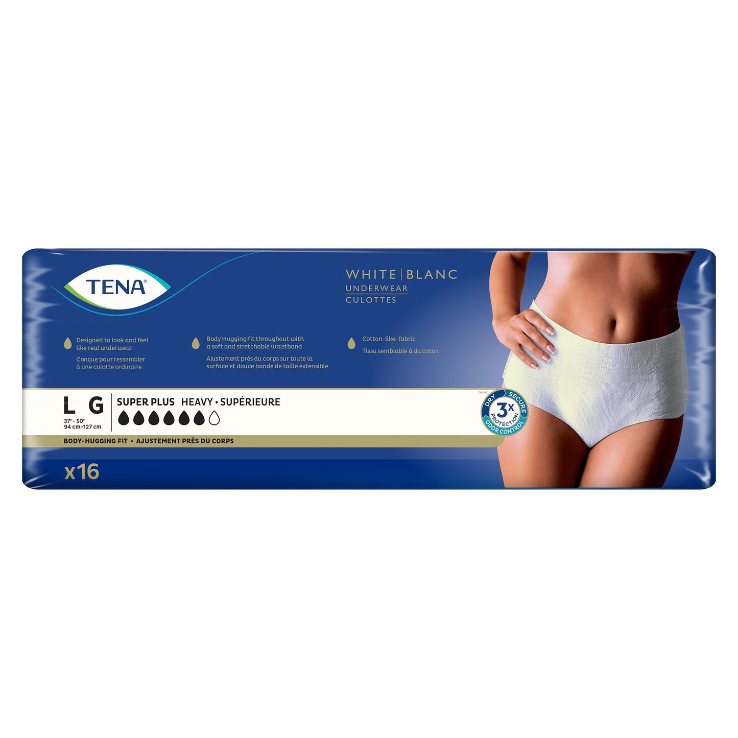 Tena® Women™ Super Plus Absorbent Underwear, Large 54286