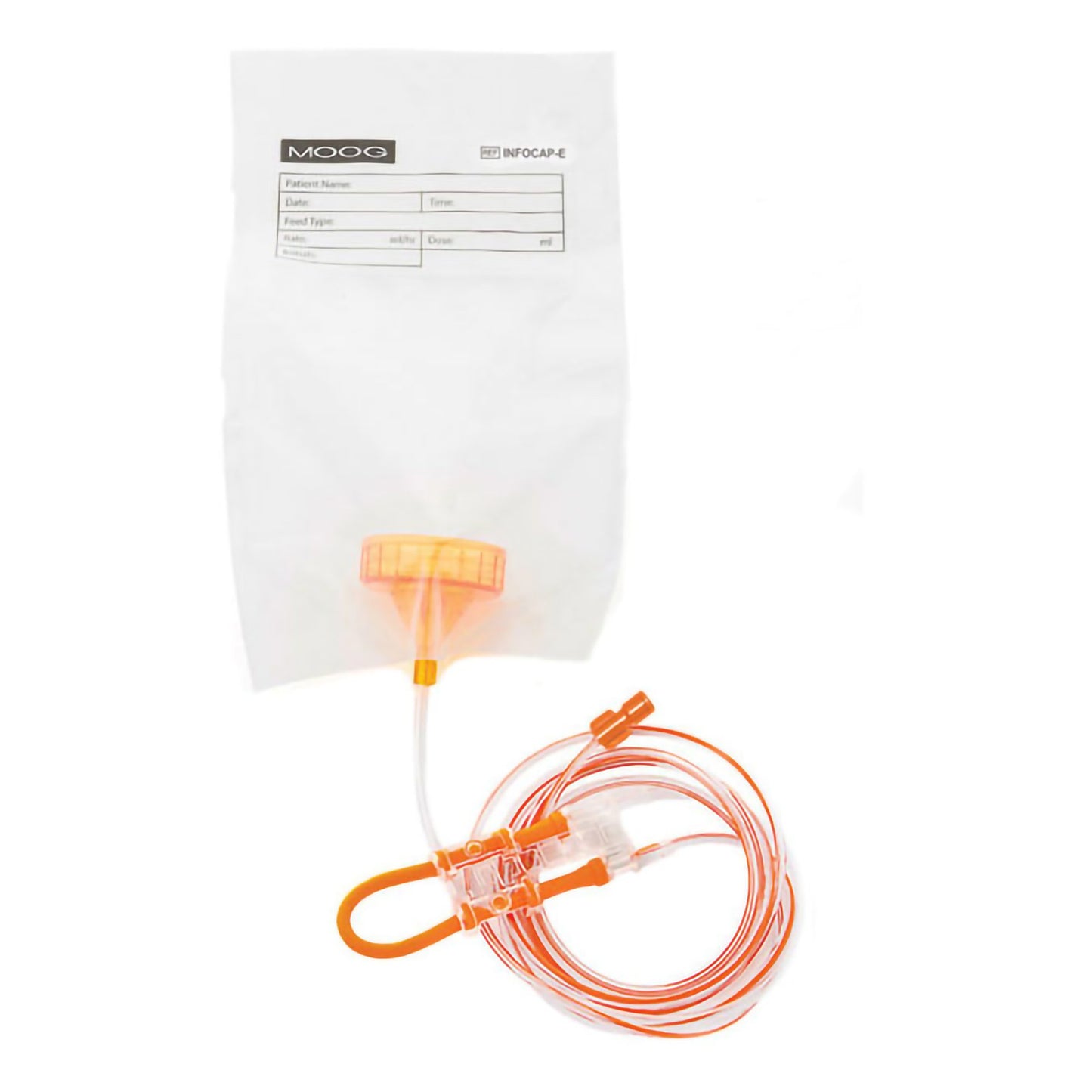 Screw Cap Set with ENFit® Connector Infinity® Orange® - INFOCAP-E