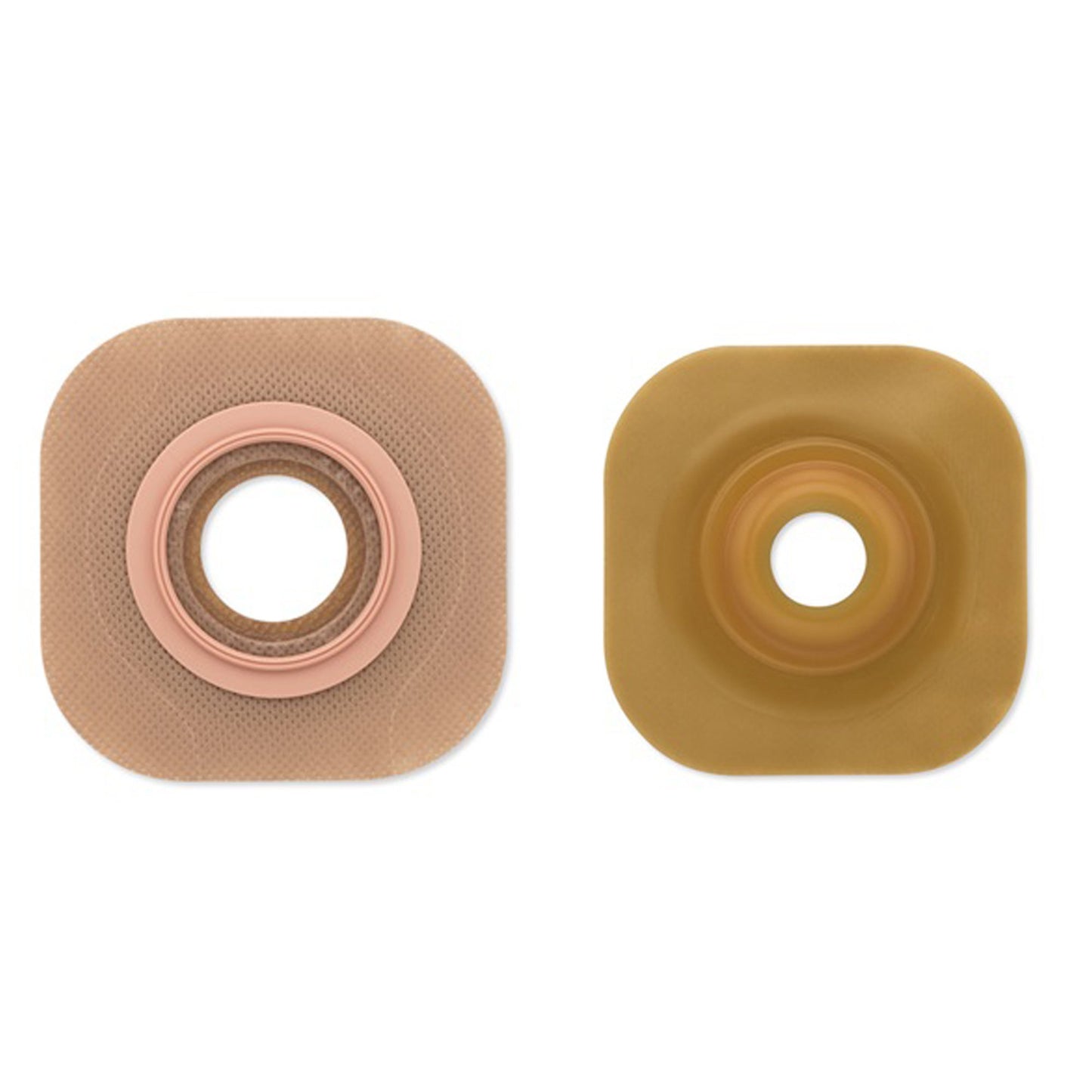 Ostomy Barrier FlexWear™ Precut, Standard Wear Without Tape 44 mm Flange Green Code System Hydrocolloid 1-1/4 Inch Opening - 16406