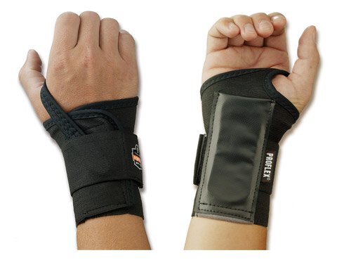 Wrist Support ProFlex® 4000 Single Strap Elastane / Elastic / Polyester Right Hand Black Large - 70006