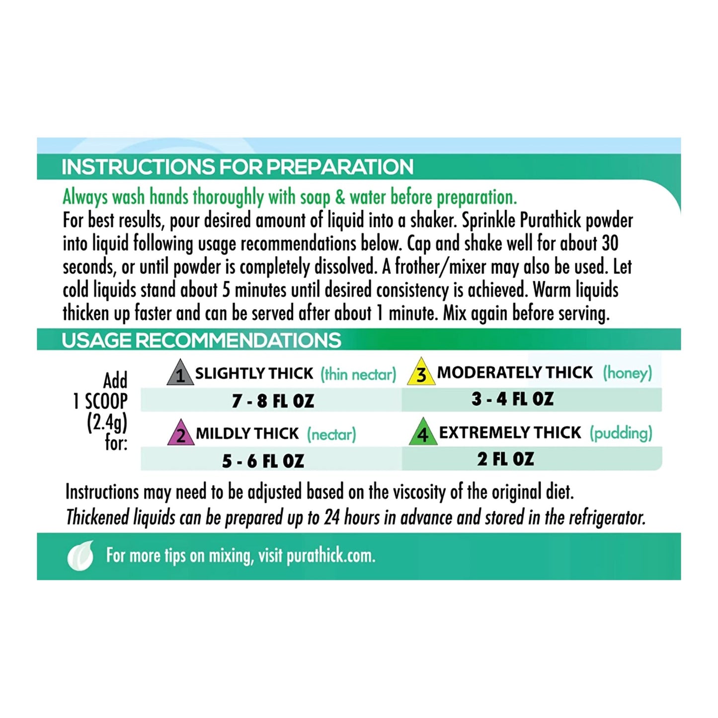 purathick™ Beverage Thickener PUR-WHO-001N