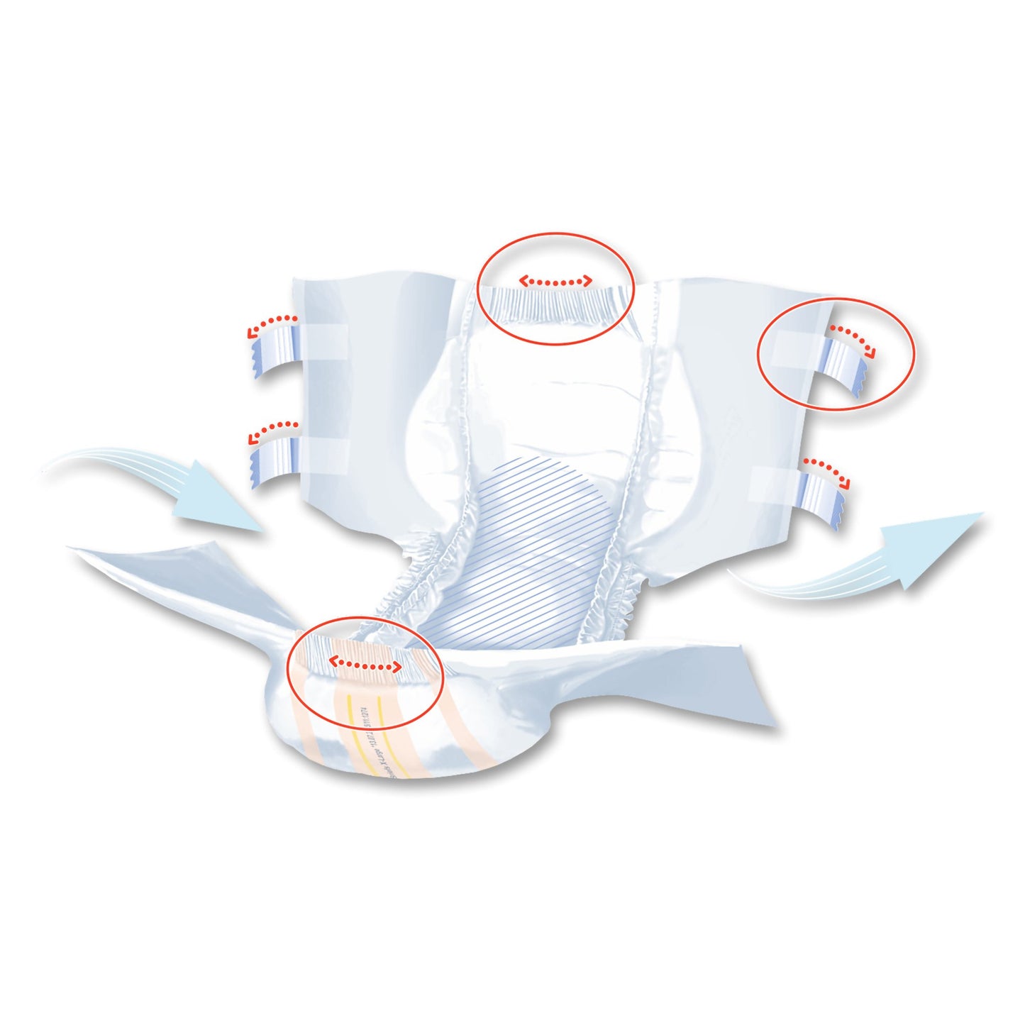 Seni® Super Heavy Absorbency Incontinence Brief, Extra Large S-XL25-BS1