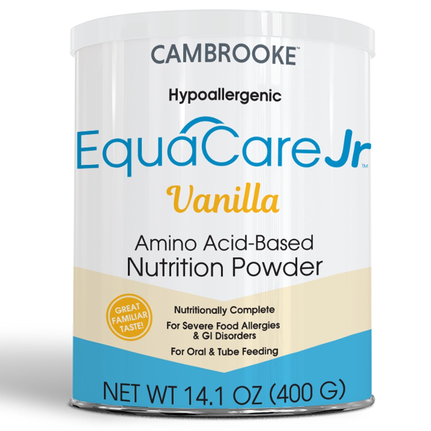 Pediatric Oral Supplement EquaCare Jr™ Vanilla Flavor 14.1 oz. Can Powder Amino Acid Food Allergies - 48102