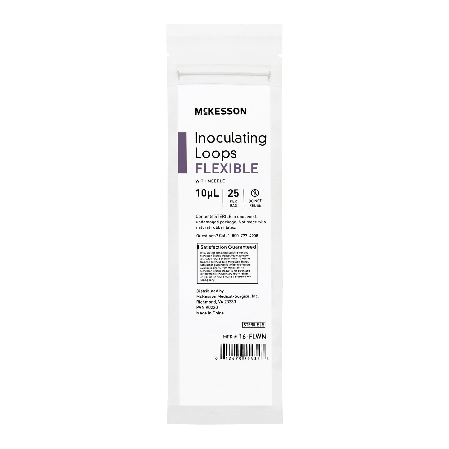 McKesson Inoculating Loop with Needle, 10 µL 16-FLWN