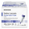 McKesson Push Button Safety Lancet, 28 Gauge 16-PBSL28GX