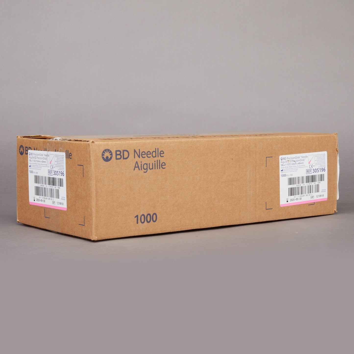 BD PrecisionGlide 18 G x 1 1/2" Hypodermic Needle - 305196