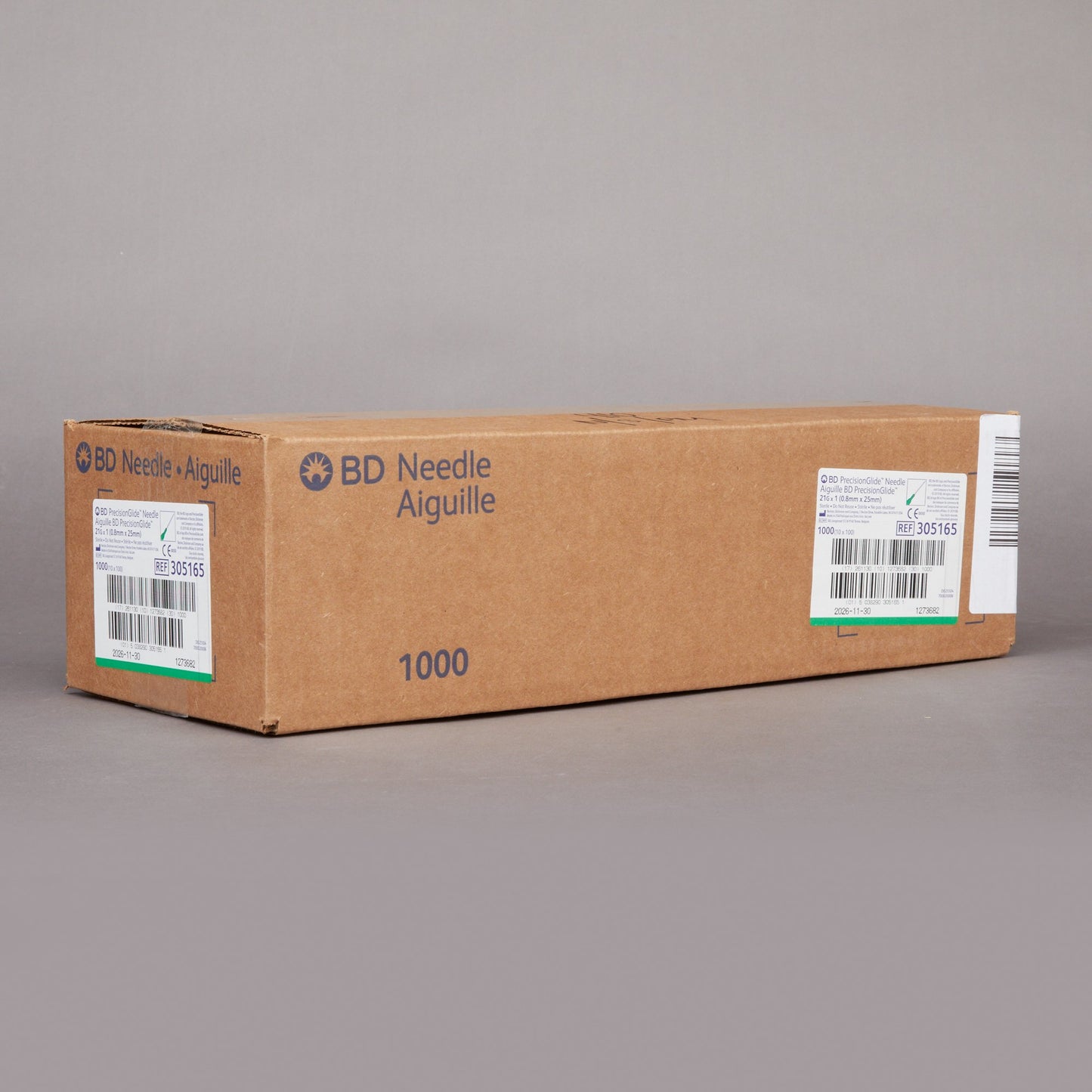 BD PrecisionGlide 21 G x 1" Hypodermic Needle - 305165