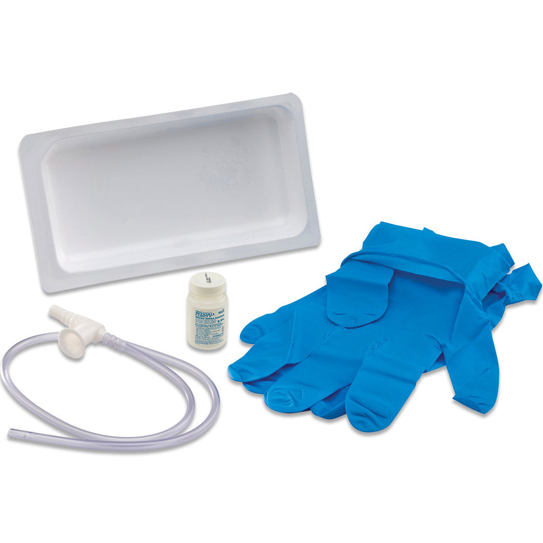 Argyle™ Suction Catheter Trays with Sterile Saline - Medsitis