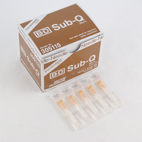 BD PrecisionGlide™ 26 G x 5/8" Hypodermic Needles - 305115 - Medsitis