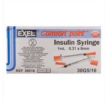 Comfort Point™ Lo-Dose Standard Insulin Syringe w/ Needle NonSafety Regular Wall