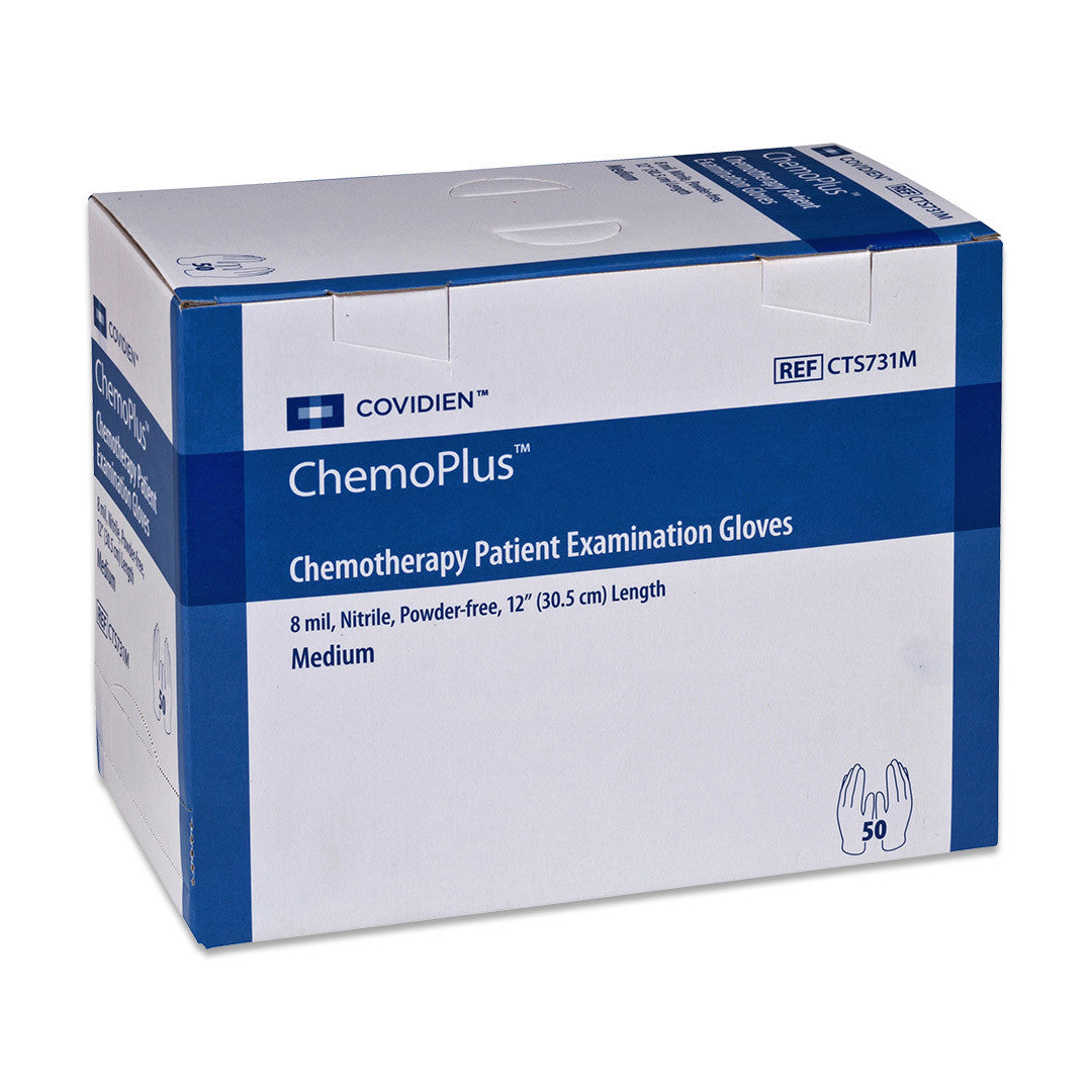 Covidien ChemoPlus™ 8 mil Nitrile Gloves (Sterile) - Medsitis