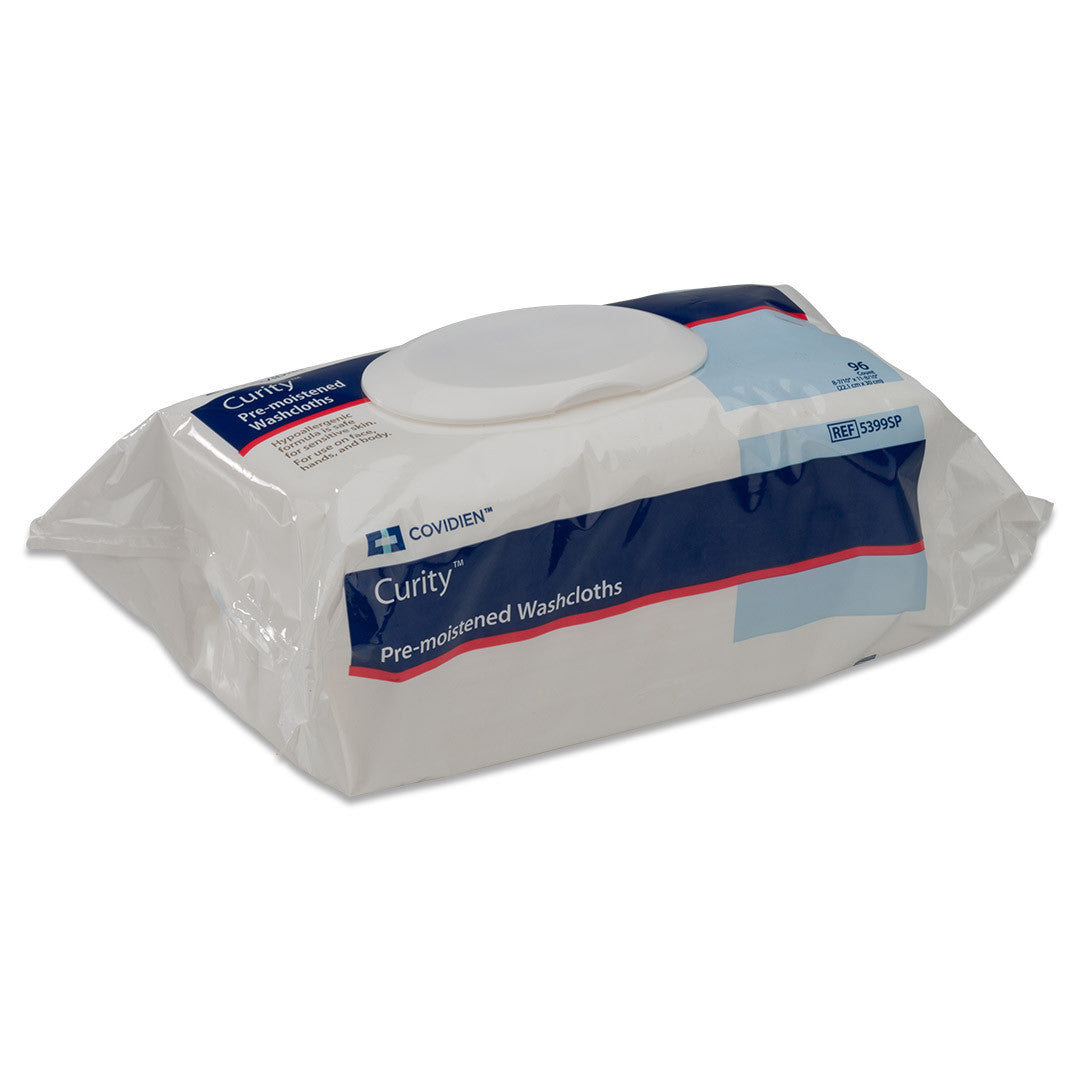 Curity™ Pre-Moistened Washcloths 8.7" x 11.8" - Medsitis