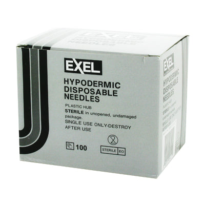 EXEL 22G x 3/4" Hypodermic Needles w/ Regular Wall - 26410 - Medsitis