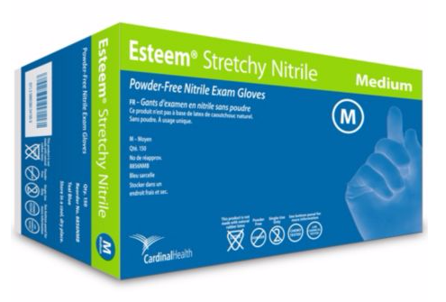 Esteem® Stretchy Nitrile III Examination Gloves – Fingertip Textured - Medsitis