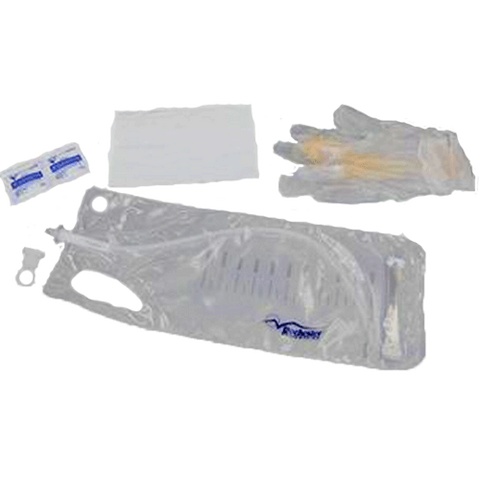 MAGIC³® Male Antibacterial Hydrophilic Intermittent Catheter Kit w/ SURE-GRIP™ - Medsitis