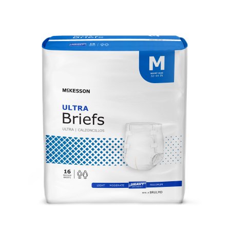 McKesson Adult Ultra Absorbant Disposable Incontinent Brief Medium (32" - 44") | BRULMD - Medsitis