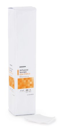 McKesson All-Purpose Cotton Gauze Sponge 2" x 2" - 16-607613 - Medsitis